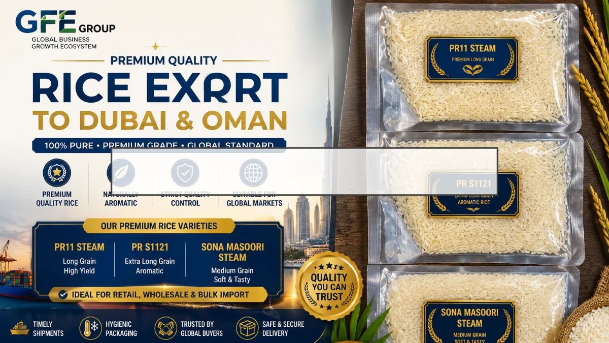 Rice for Dubai and Oman