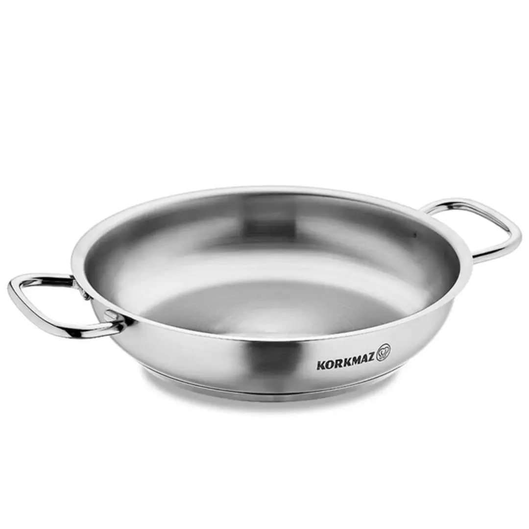 Korkmaz Proline Paella Pan – Induction-Ready Steel Frypan | Malaysia Cookware Supplier