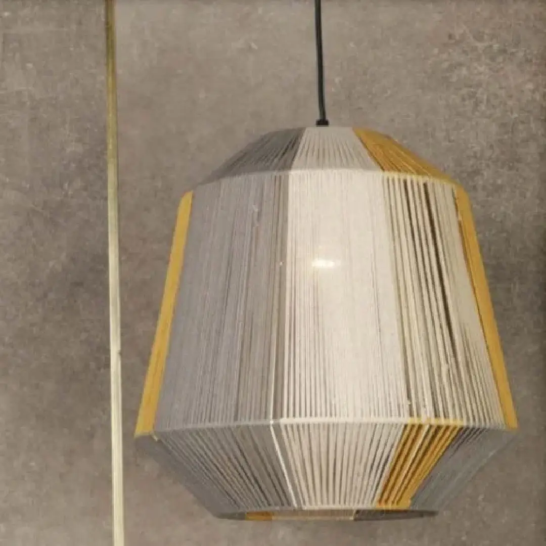  White Cotton Hanging Lights - Soft & Elegant Decor