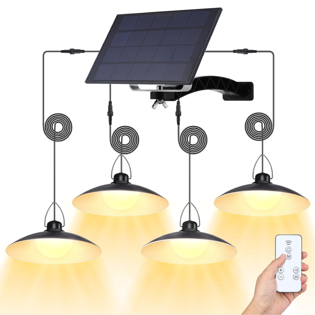 Energy-Efficient Solar Pendant Lights Available Online