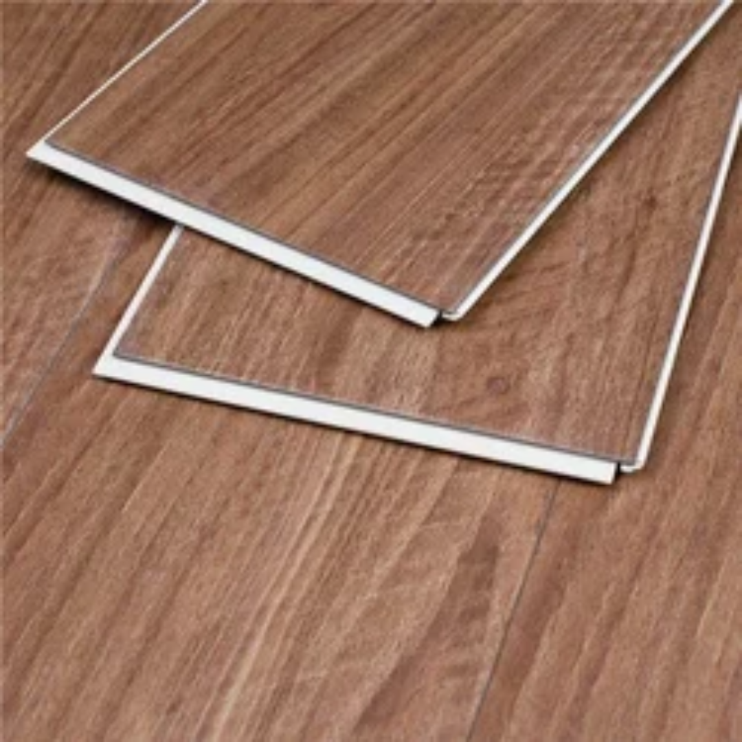 Brown SPC Vinyl Flooring, Stone Polymer Composite