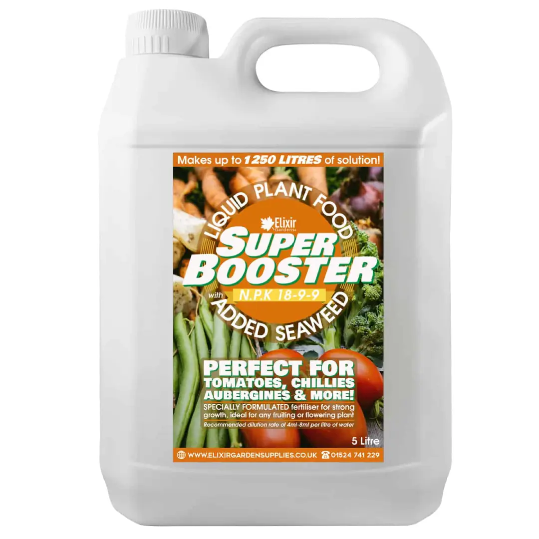 Super Booster Liquid Plant Food 18-9-9 – Seaweed Enriched | UK Wholesaler