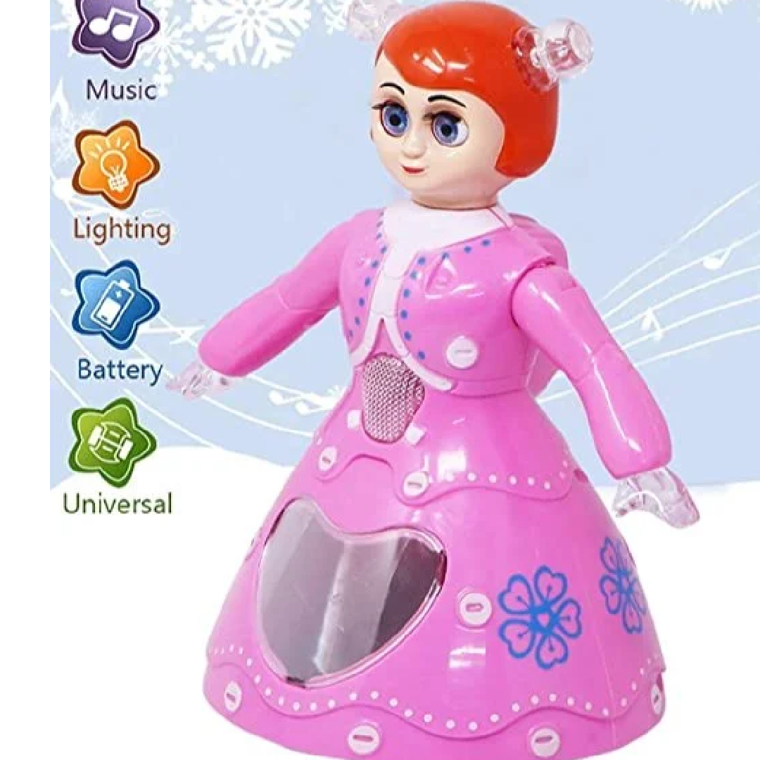 Plastic Multicolor Dancing Princess Doll, 1