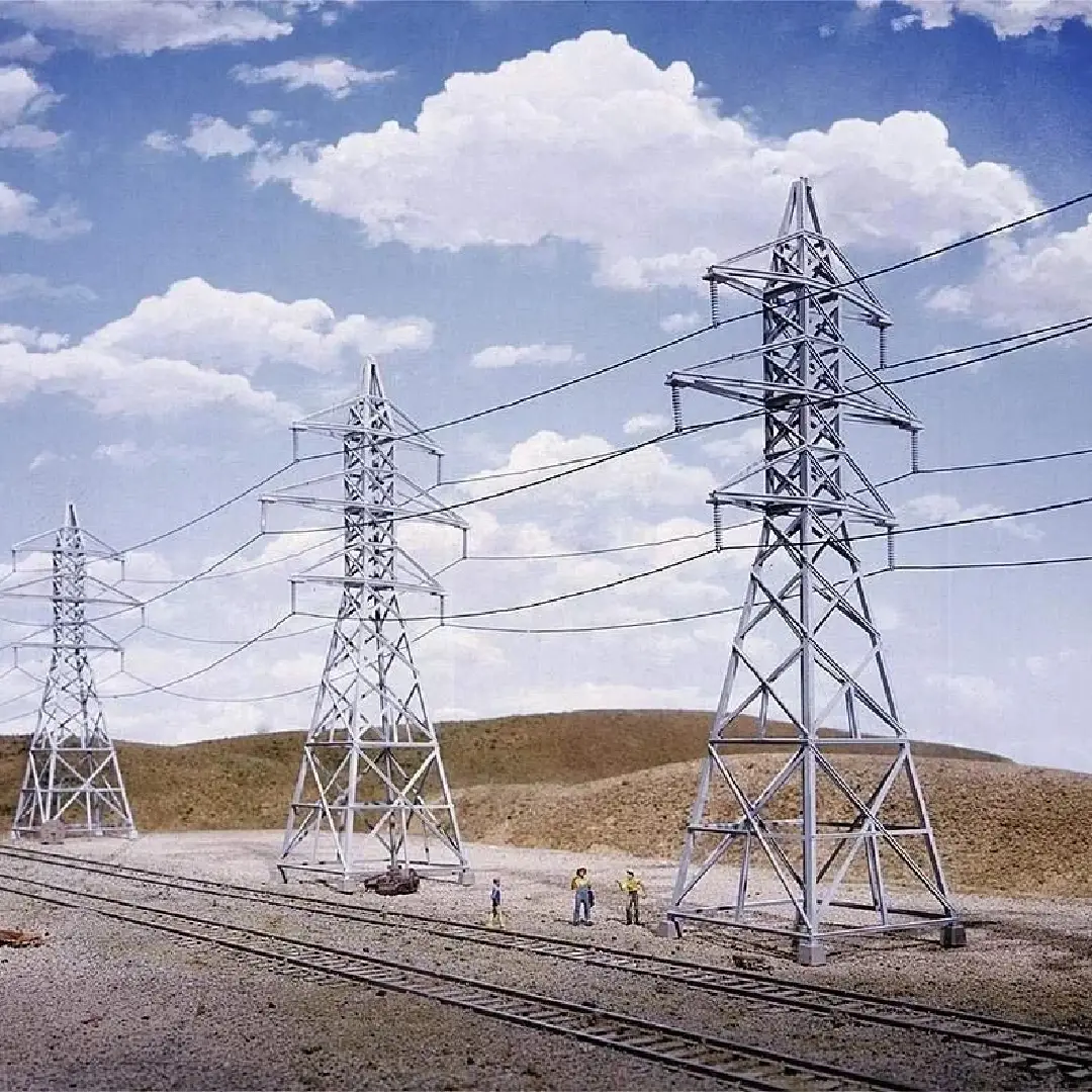 Maa Sai GI Transmission Line Tower - 50m, 26kV