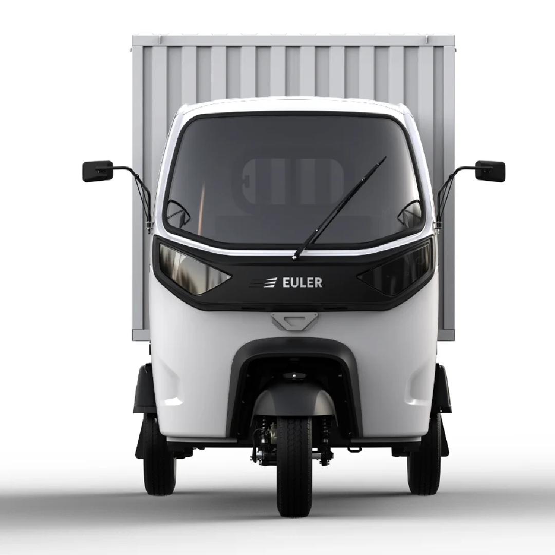 Euler HiLoad EV - Electric Cargo Delivery Van Three Wheeler Full Body Commercial Delivery Van