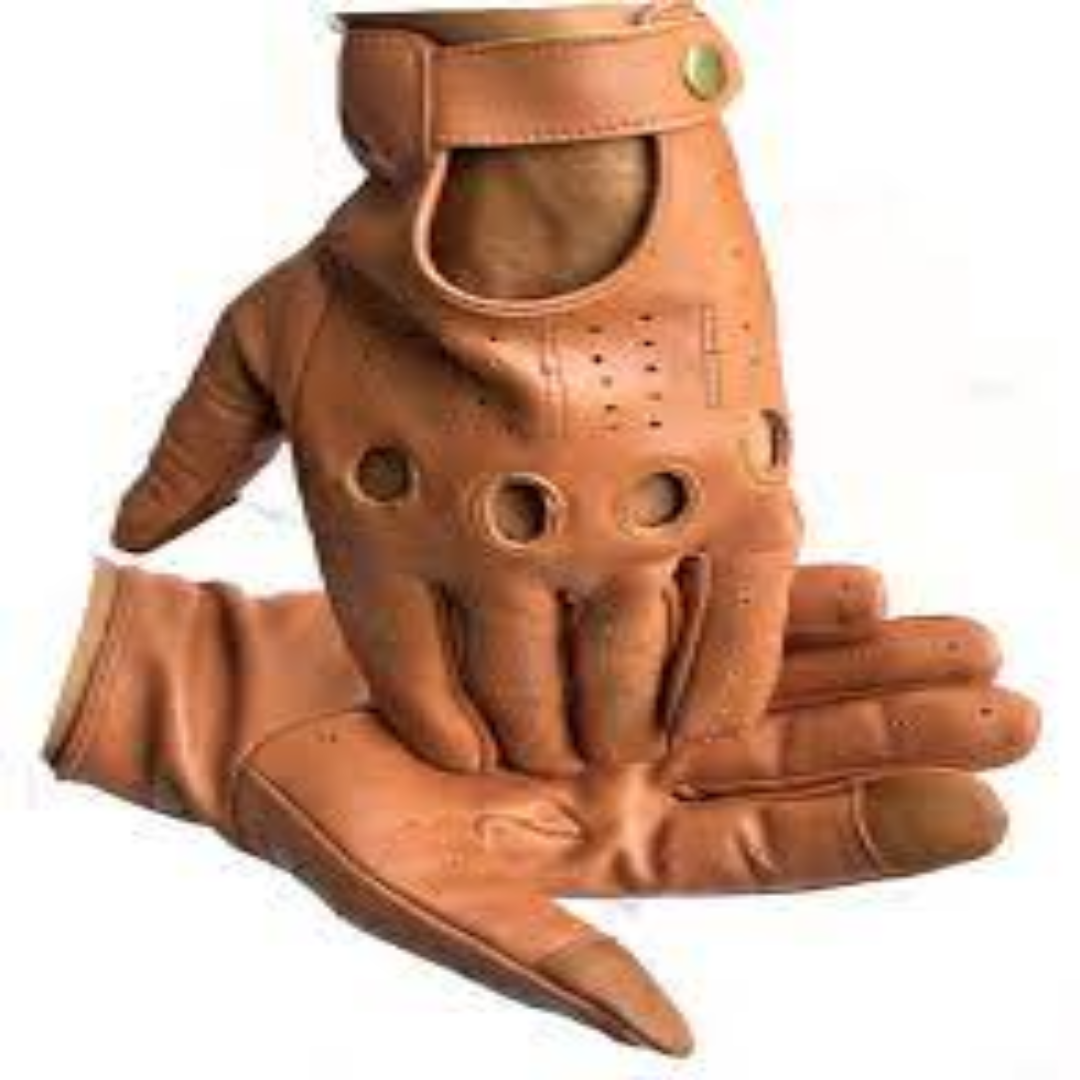 Premium Leather Driving Gloves For Men