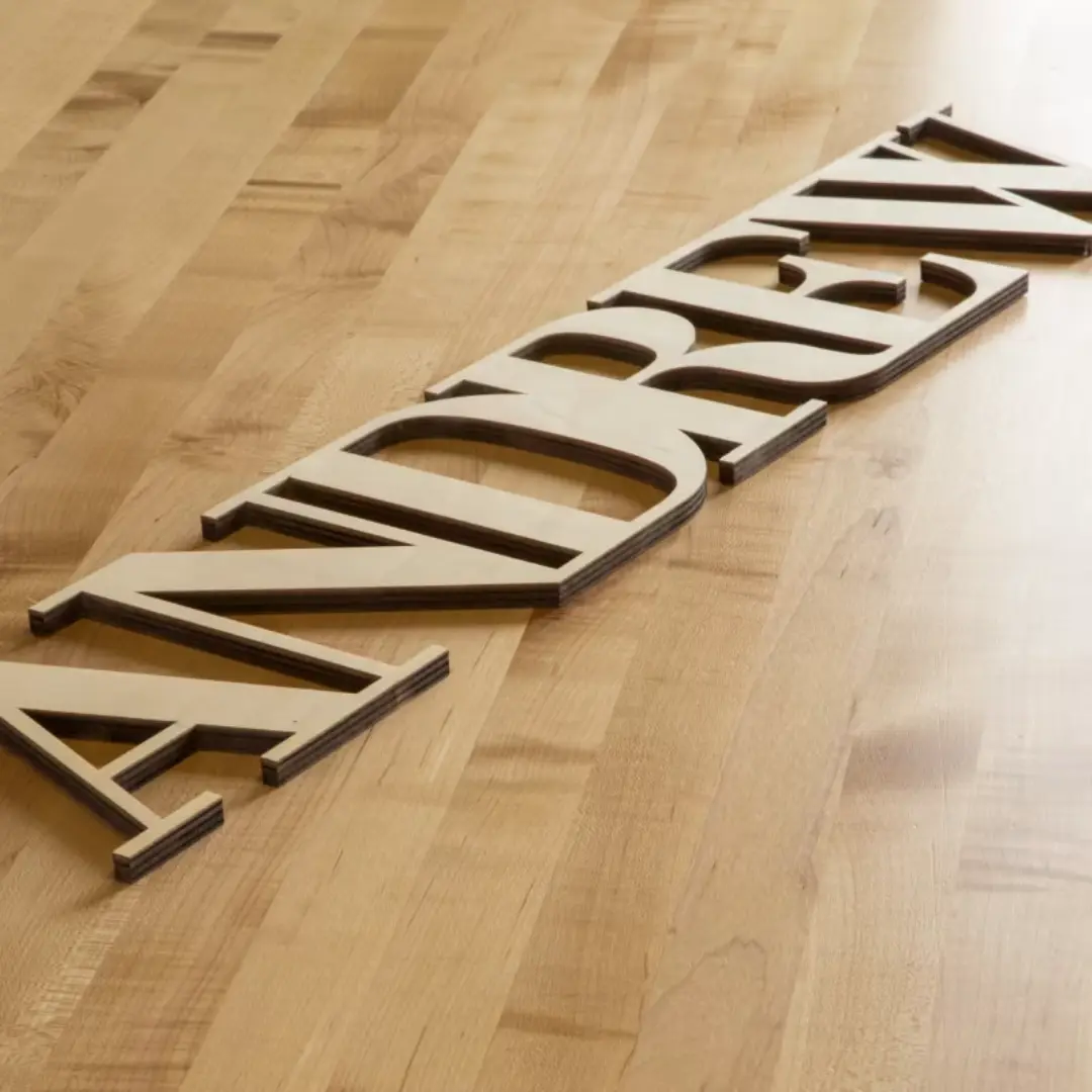 Personalized Wooden Wall Letters & Name Art for Outdoor Signs | USA Supplier