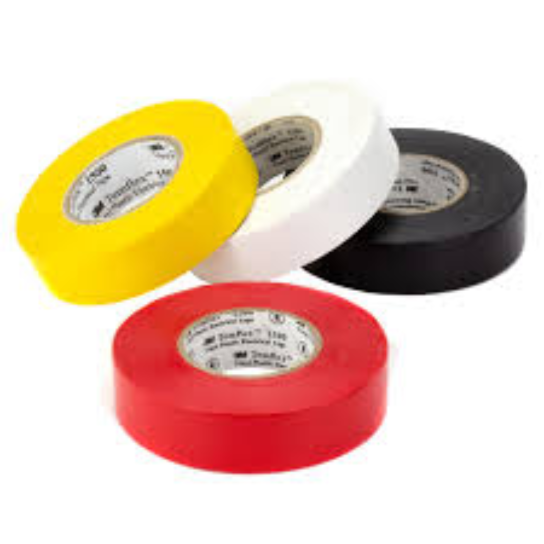 PVC Electrical Tape for Wire Insulation Strong Adhesive Waterproof Electrical Repair Tape Roll