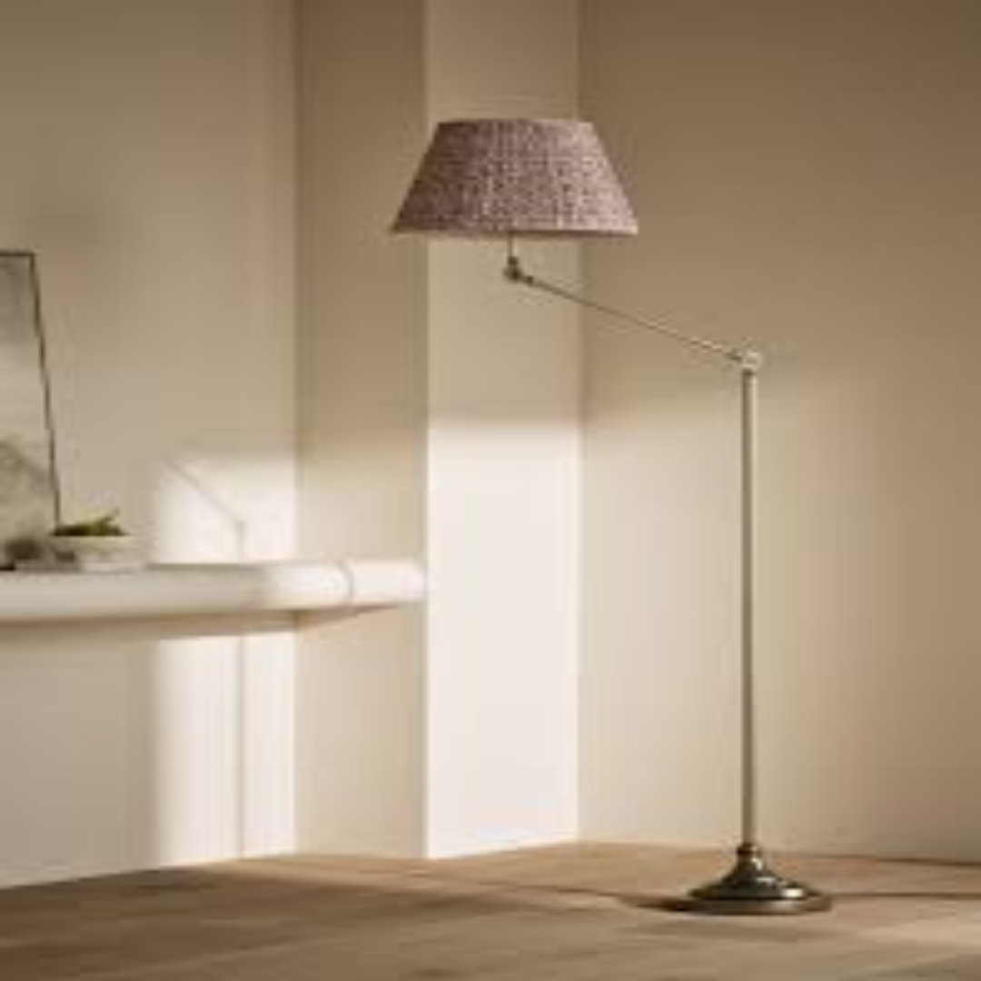 Swing Arm Floor Lamps Adjustable Reading Light Perfect for Bedroom Study and Living Spaces