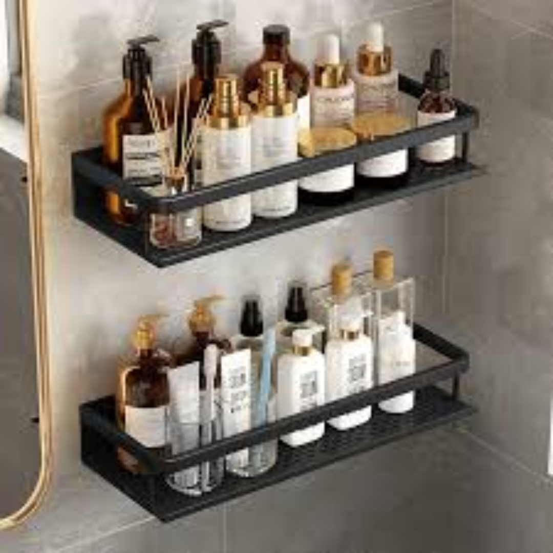 Shower Storage Caddy Wall Mounted Bathroom Organizer Shelf for Shampoo and Essentials