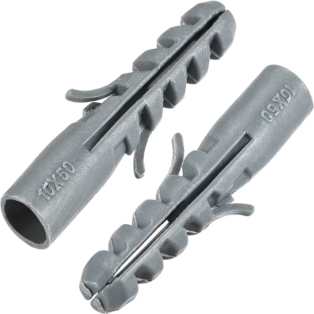 Grey Plastic Wall Plug, Size: 1"/1.5"/2"