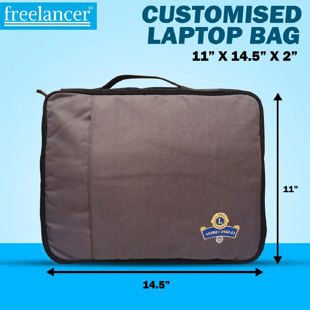 Freelancer Polyester Laptop Hand Bag Functional & Trendy 