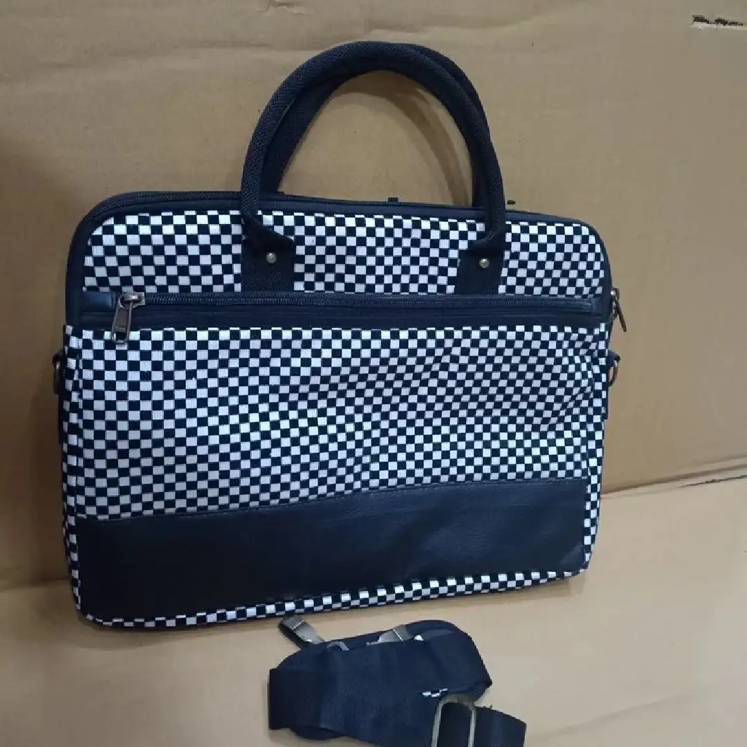 Cotton Messenger Laptop Bag – Eco-Friendly & Trendy 
