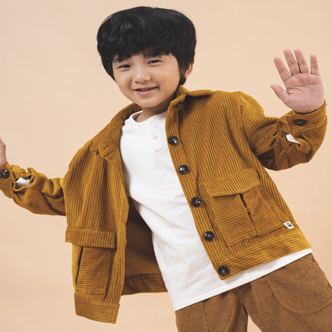 Lovekids BT Corduroy Jacket with Pocket – Kidswear Supplier | Vietnam