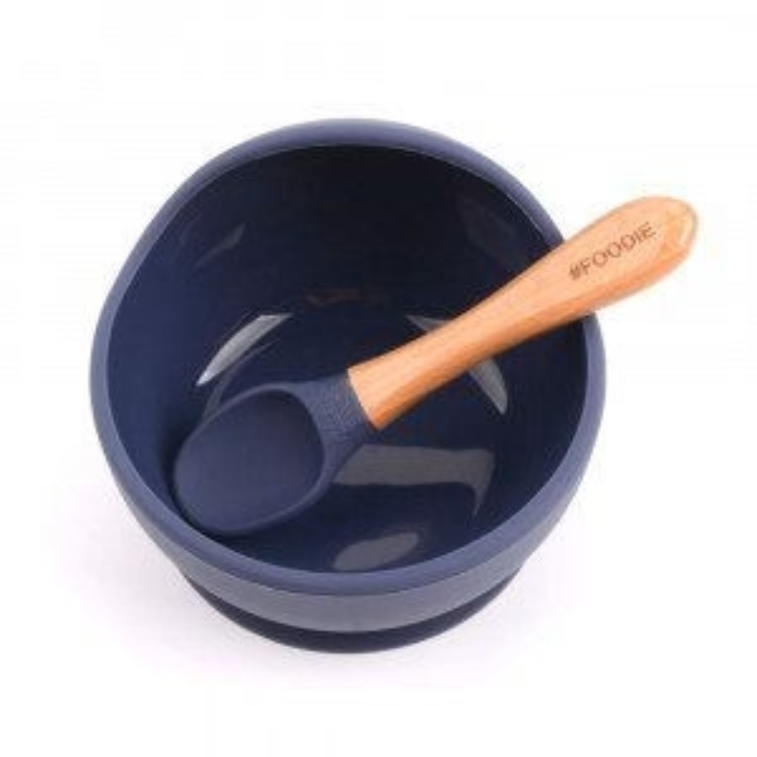Silicone Suction Bowl and Spoon Set UAE Eating Aid