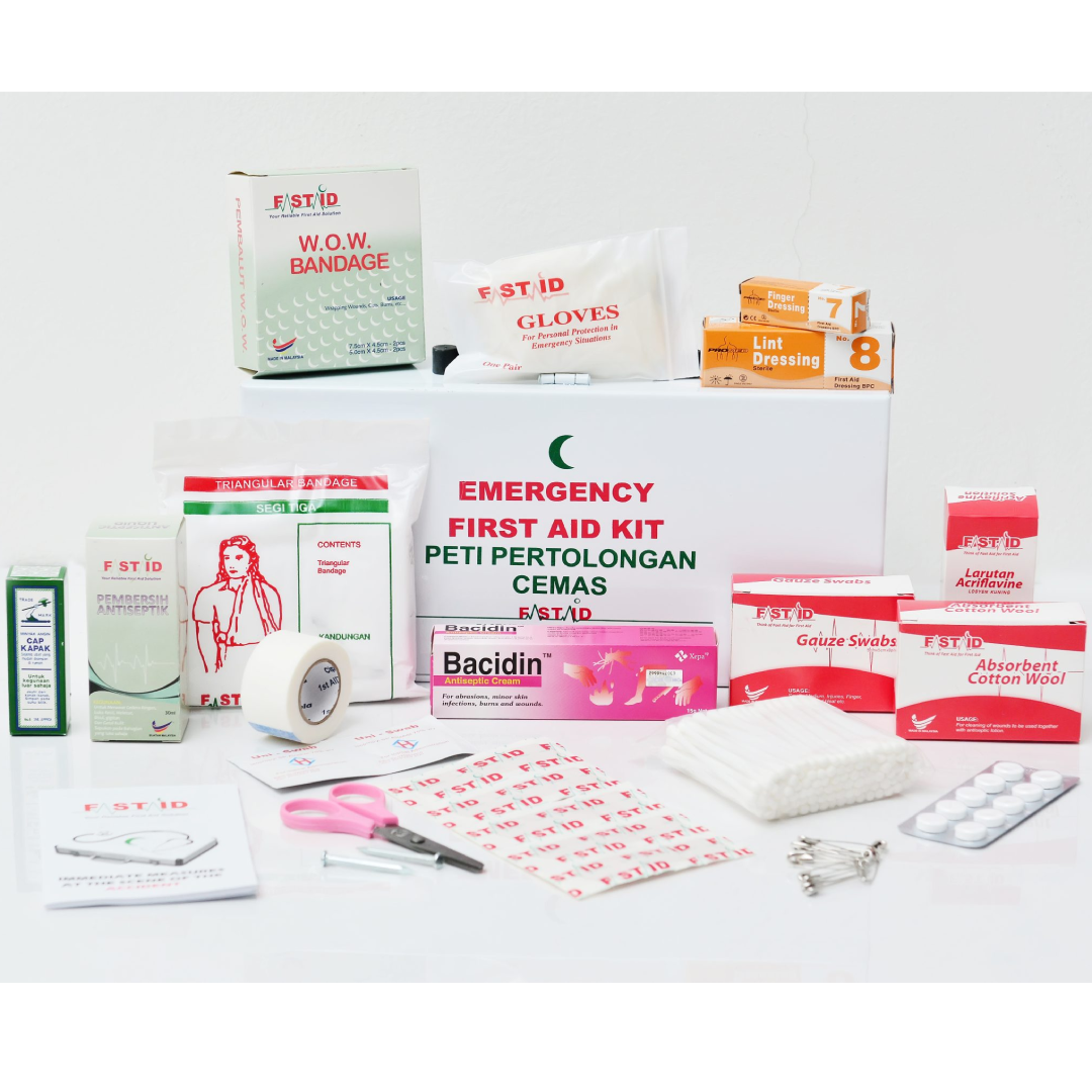Metal First Aid Kit Durable Medical Box Malaysia