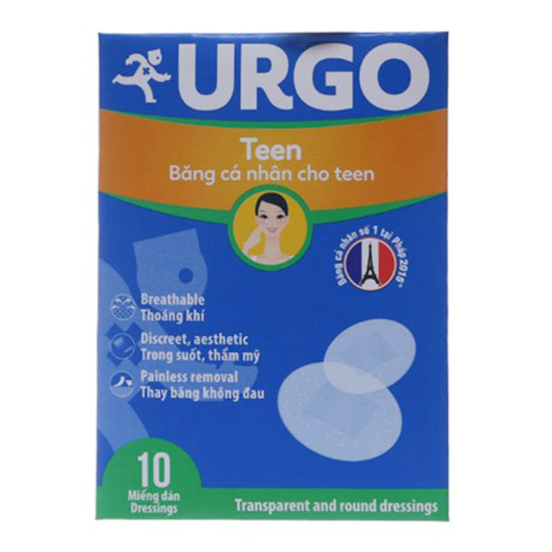 Urgo Teen Wound Closure Bandage 10pcs Vietnam