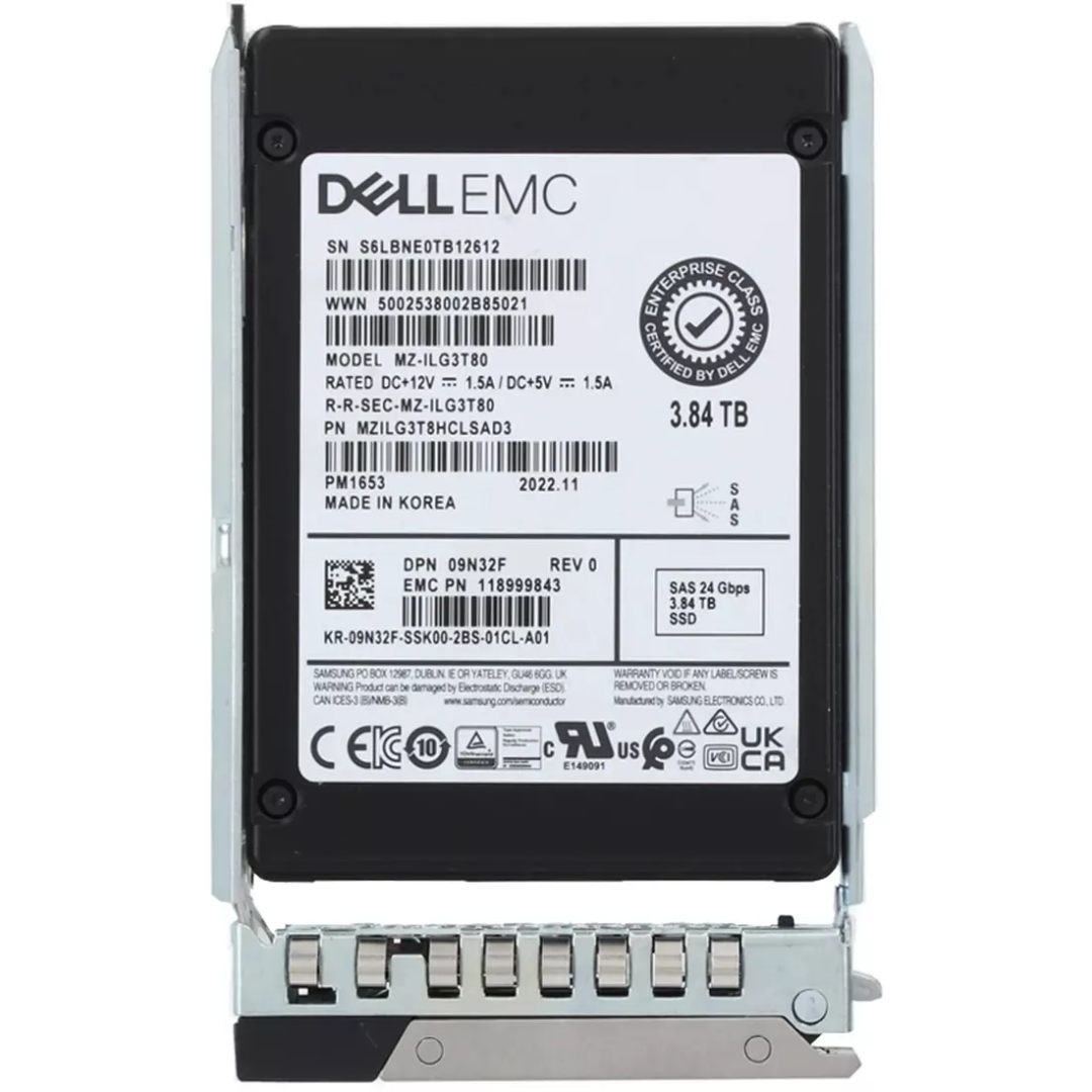 Dell 3.84TB SSD SAS 2.5in Server Storage UAE