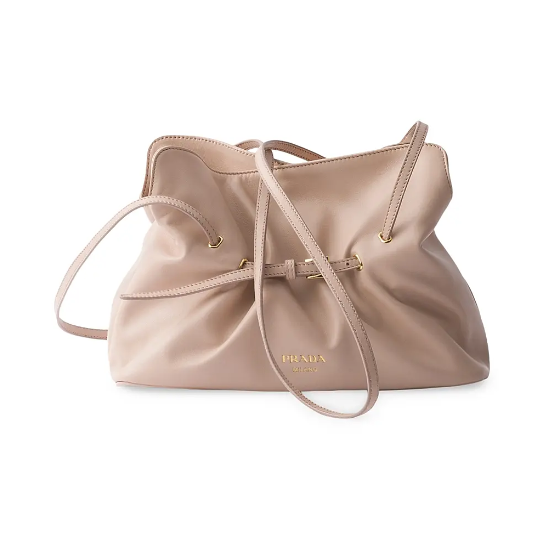 Prada Small Dada Nappa Leather Shoulder Bag Luxury Style