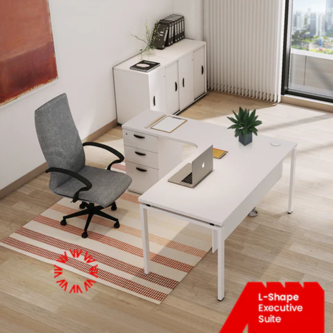 L Shape Executive Office Furniture Suite Online