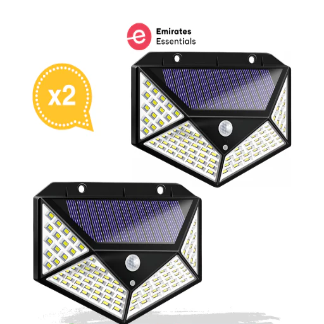 Outdoor Solar Motion Sensor Light 100 LED