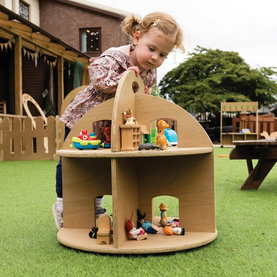 Outdoor Doll's House Landscaping For Realistic Play