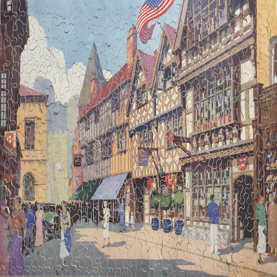 HARVARD HOUSE Stratford Wooden GWR Jigsaw Puzzle