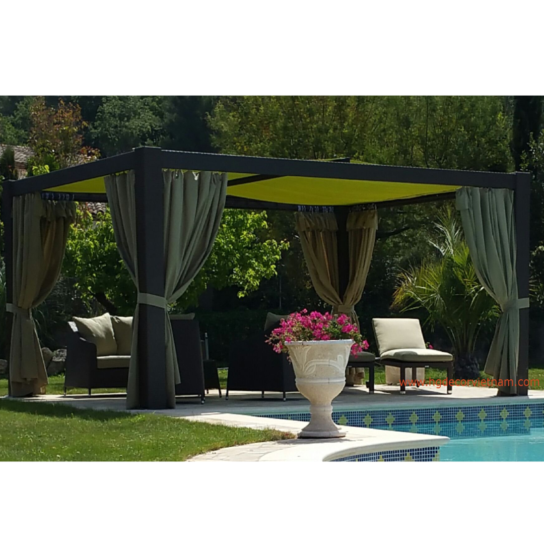 Aluminium Metal Gazebo for Stylish Outdoor Shelter Spaces