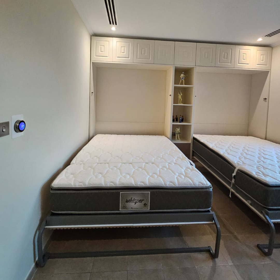 Double Murphy Wall Bed for Smart Space-Saving Sleeping