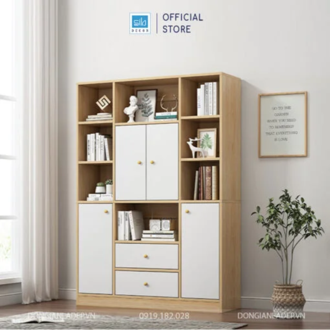 SIB Decor KSG46 Multi-Compartment Storage Unit with Doors