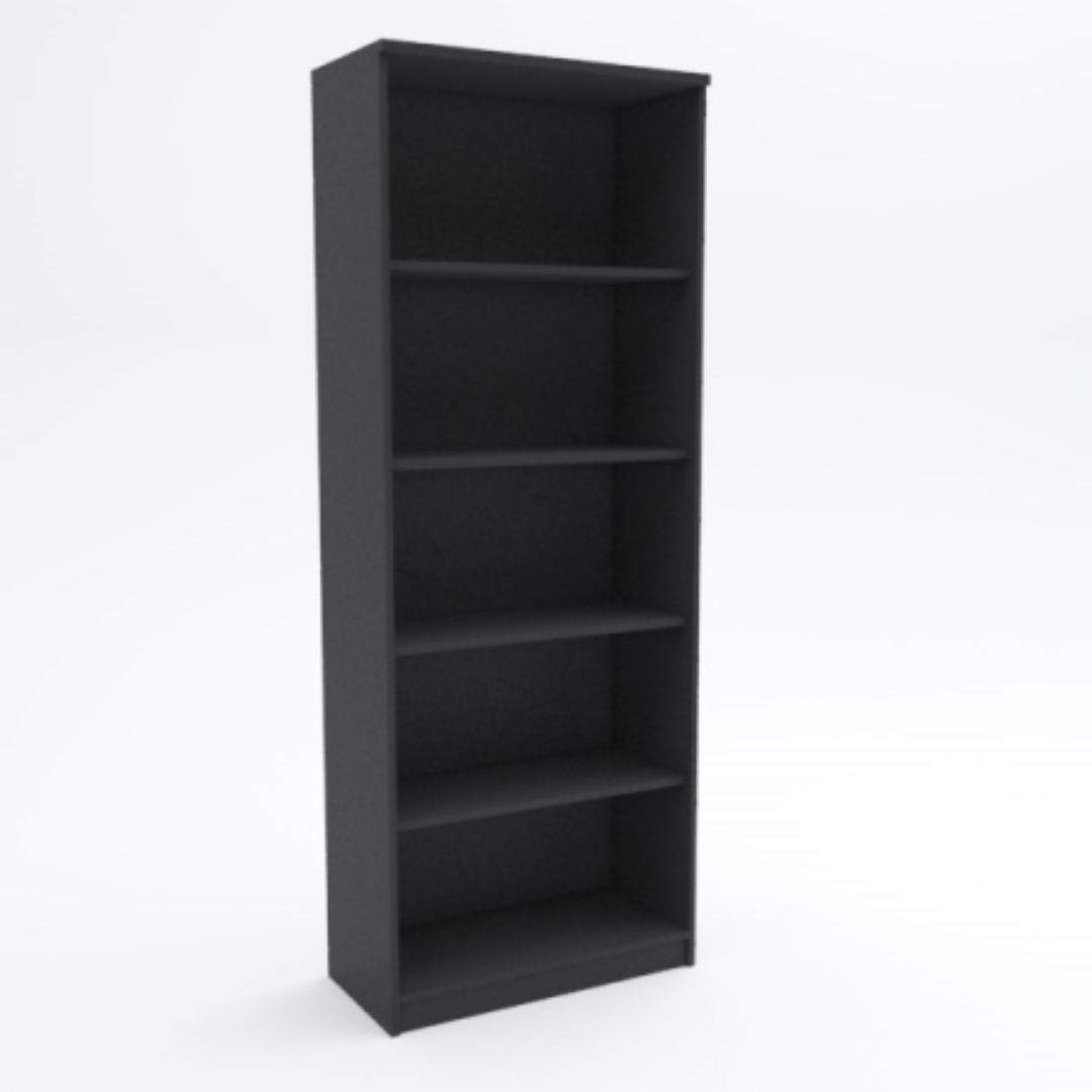 Full Height Open Shelving Cabinet for Neat Organized Spaces