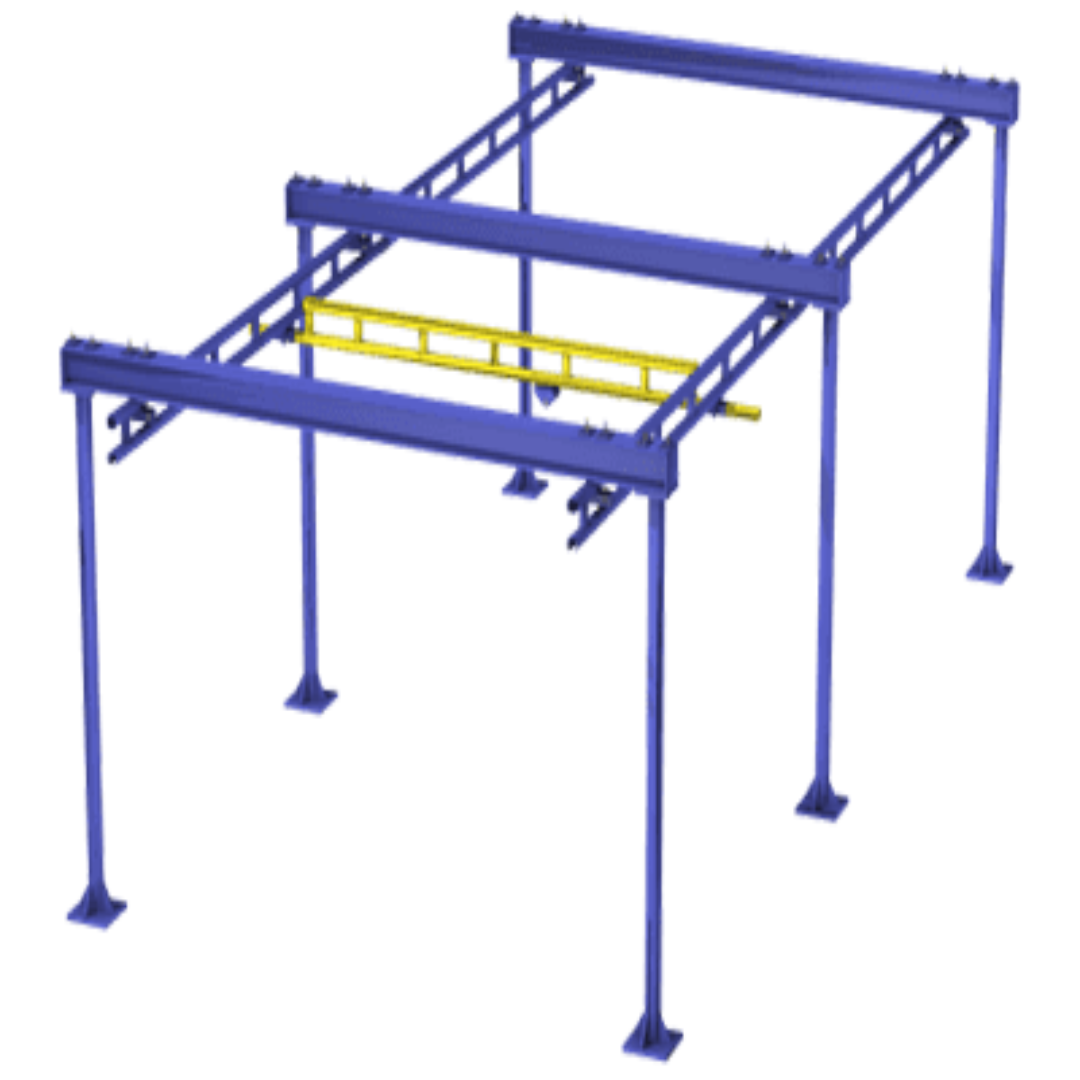 Freestanding Bridge Crane for Smooth 1,000 Lb Operations