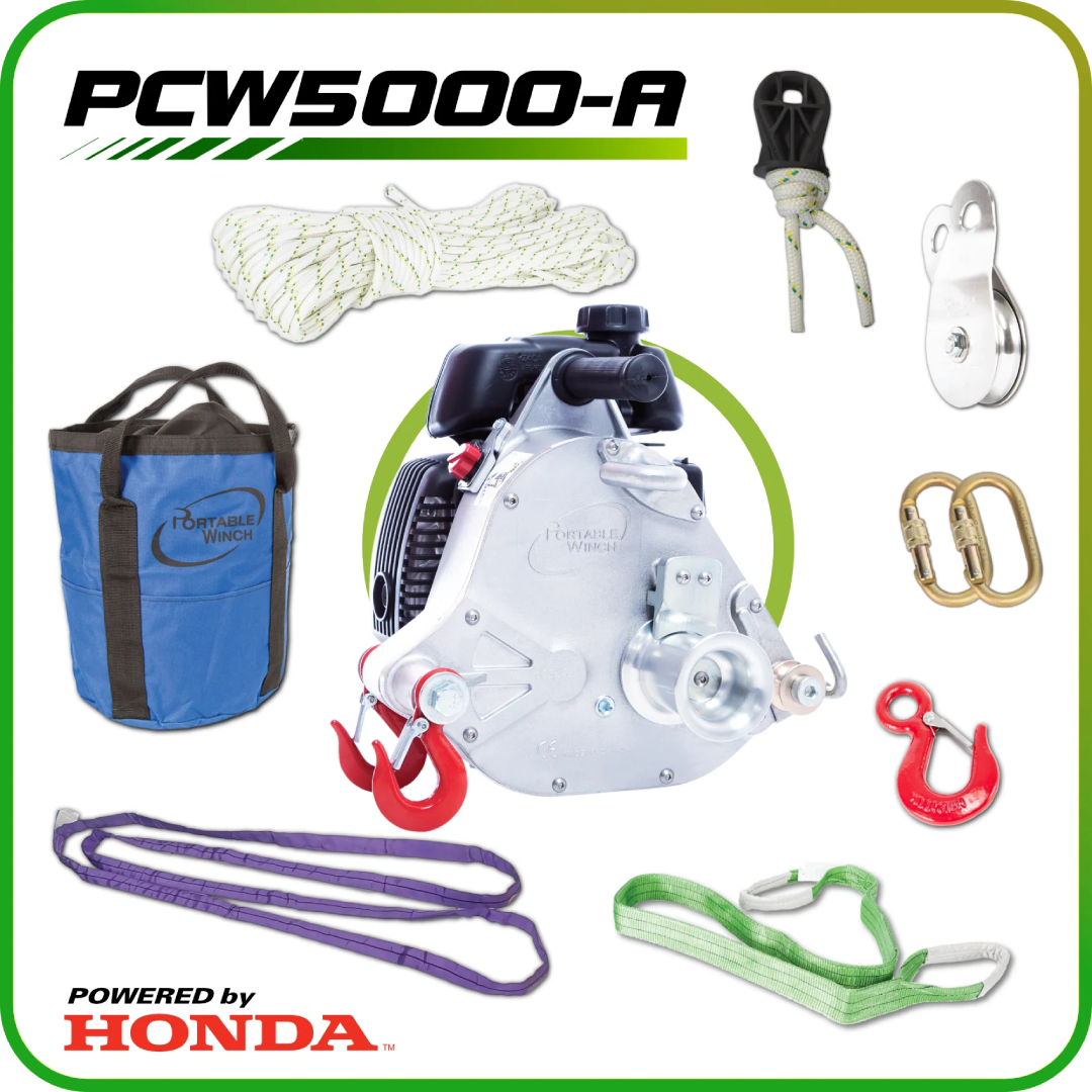 GXH50 Gas Portable Winch for Powerful Field Operations