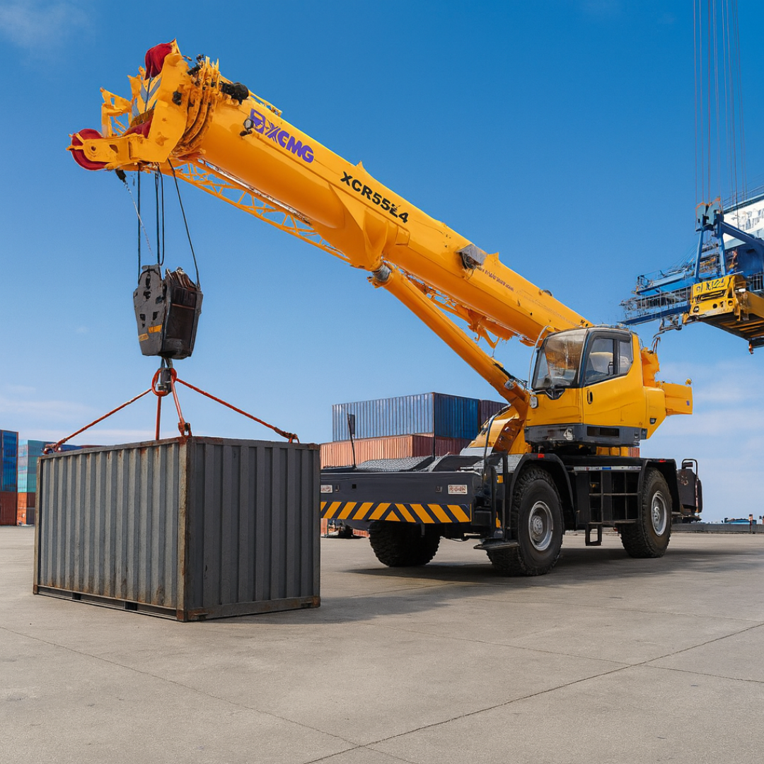 50 Ton Rough Terrain Mobile Cranes for Heavy Lifting