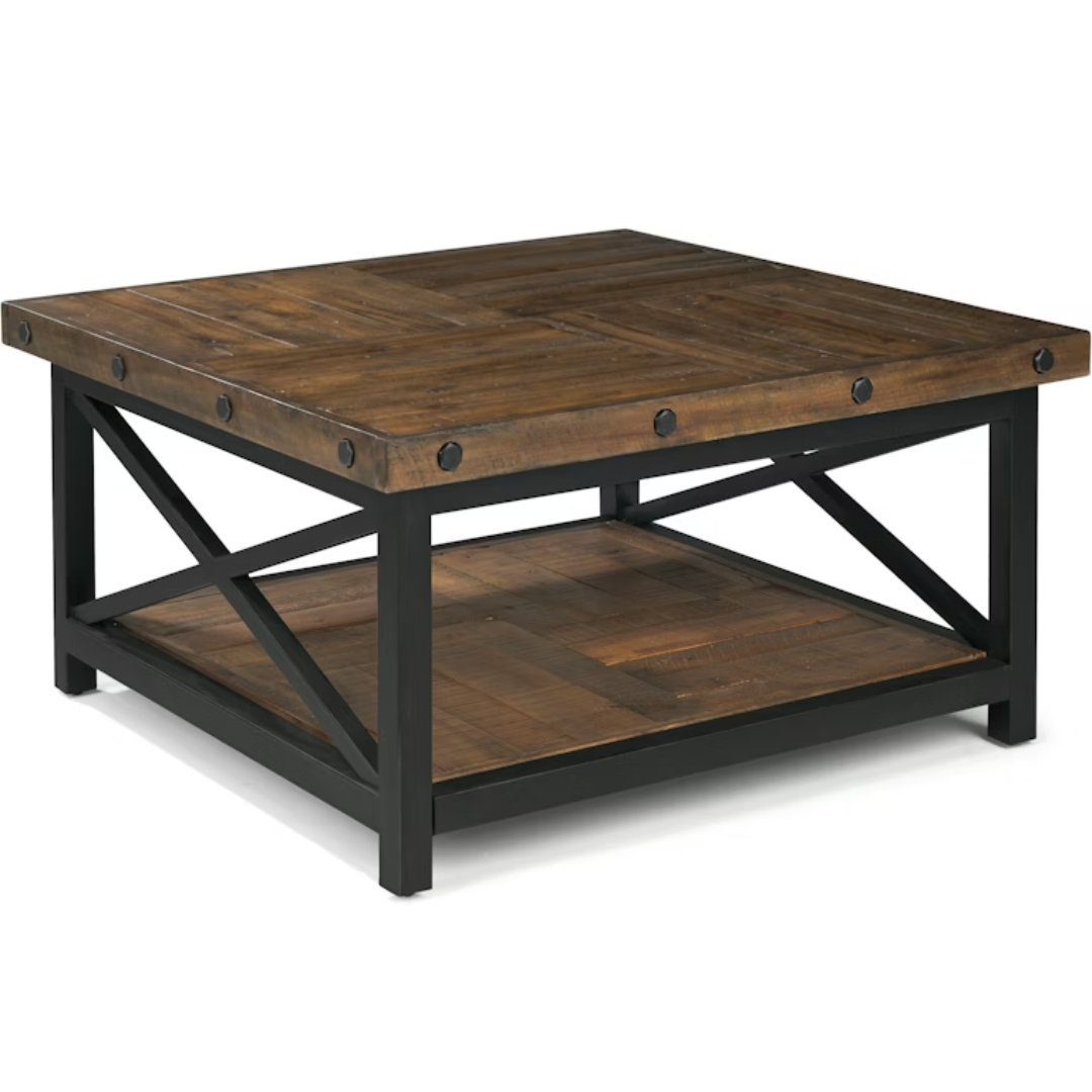 Industrial Square Coffee Table for Contract & Global Projects