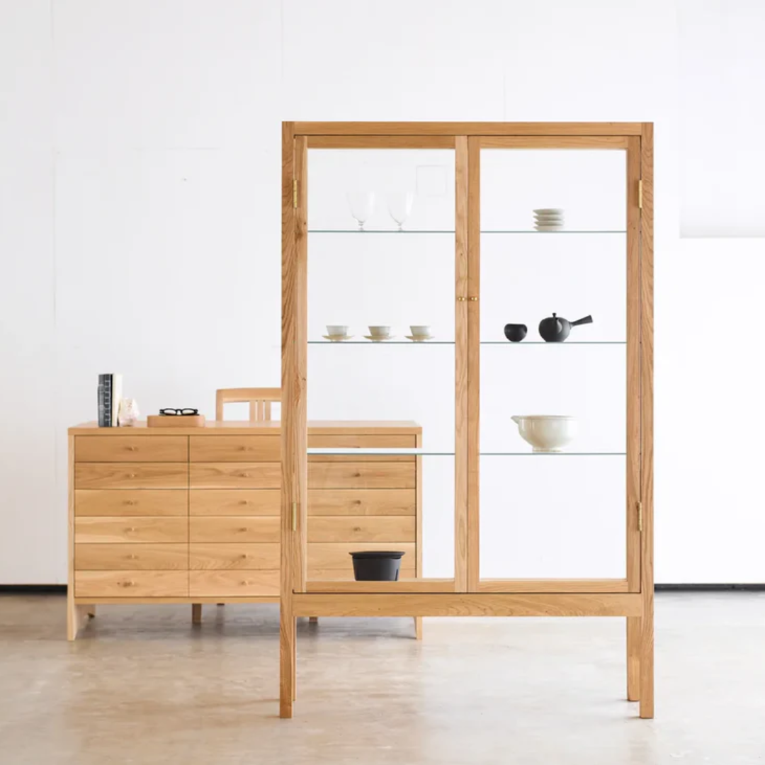Glass Door Cabinet for Retail, Office, and Export Furniture Use