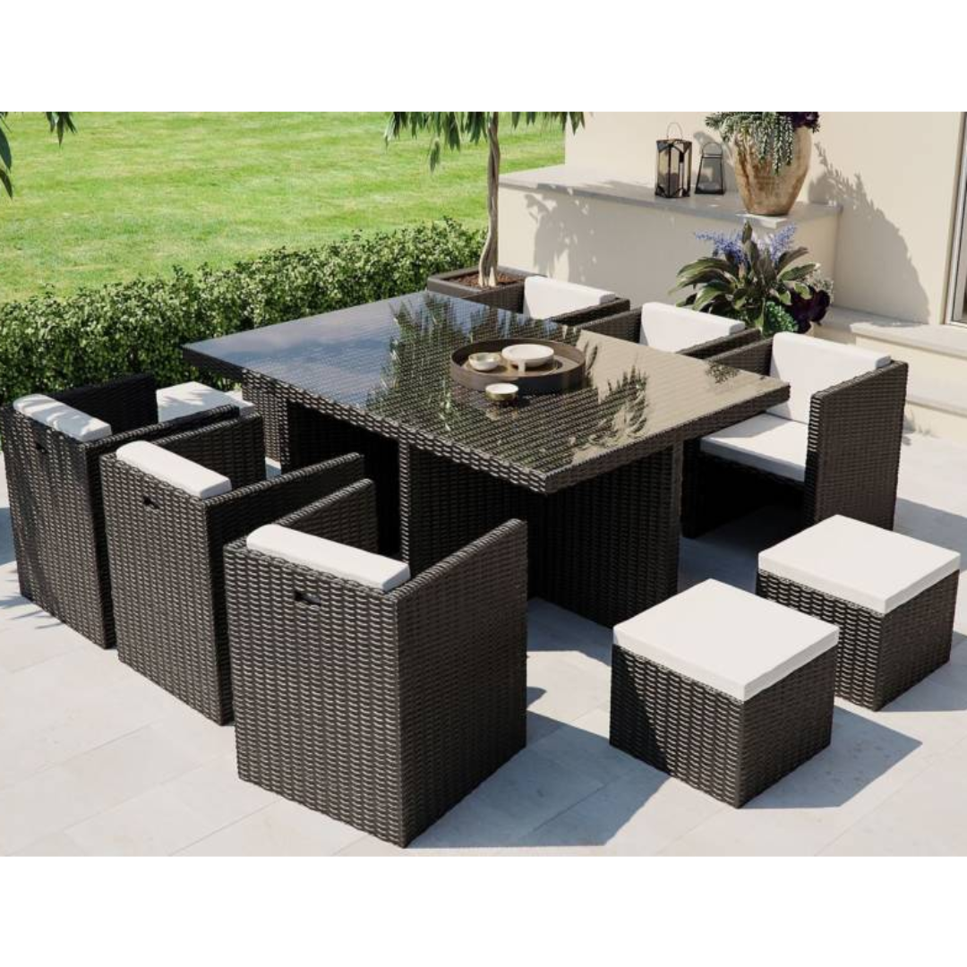 Patio 6 Chair Dining Set for Hospitality and Export Projects