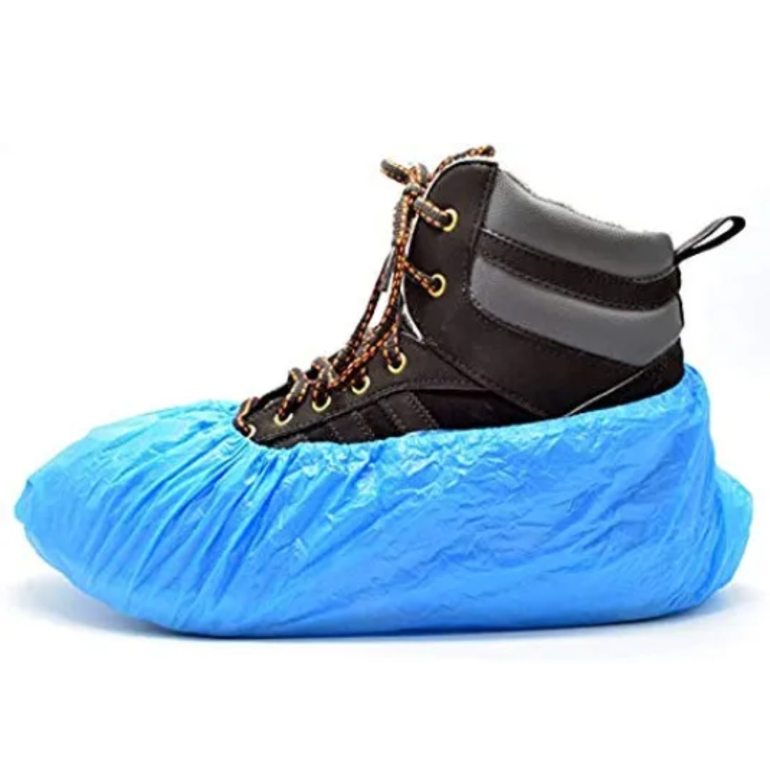 Disposable Blue Shoe Covers for Hygiene and Facility Supply