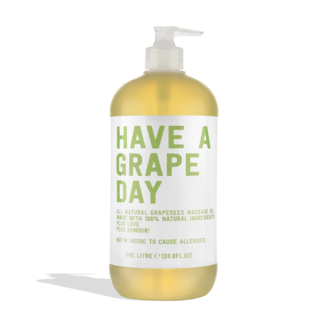 Have a Grape Day Grapeseed Massage Oil for Spa Export