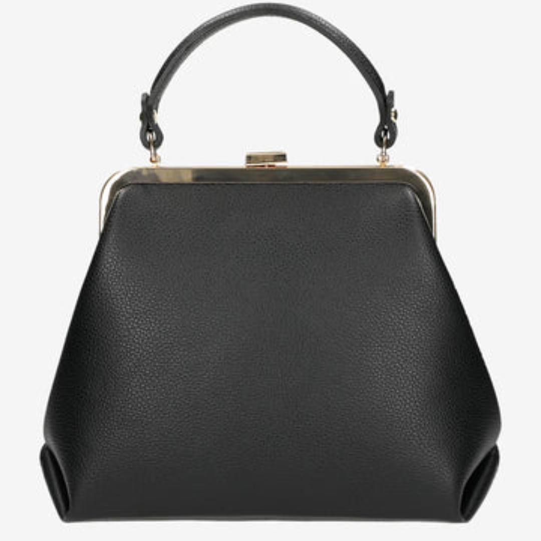 Wojas Black Leather Handbag for Premium Fashion Export