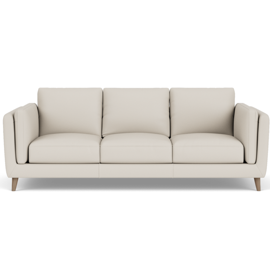 Levi 3 Seater Sofa in 100% Leather for Luxury Export