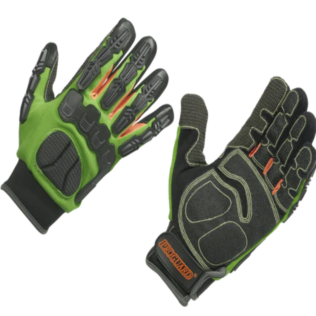 Impact Leather Winter Gloves for Extreme Protection