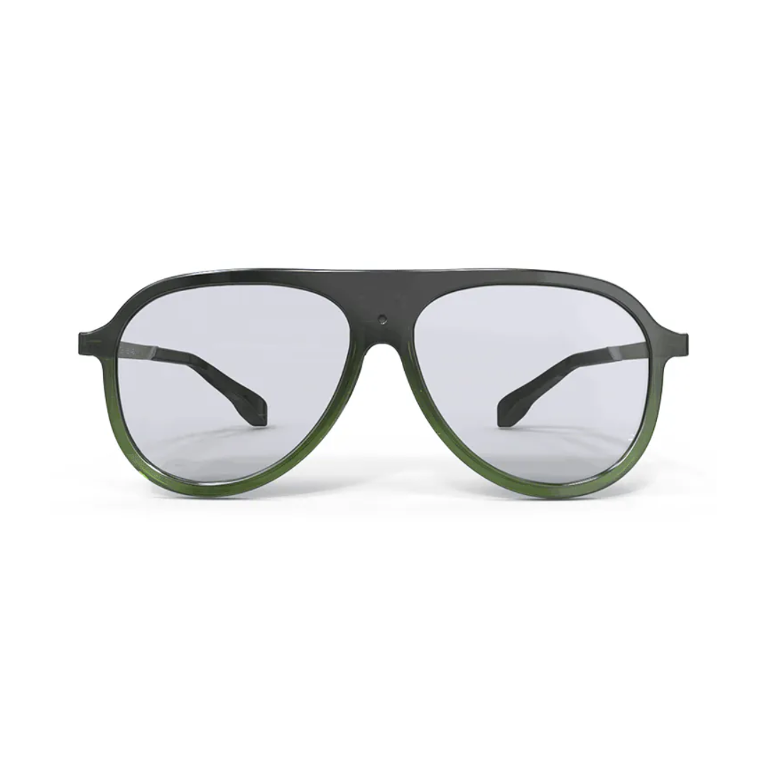 Aviator Sunglasses Green Lens Classic Metal Frame UV Protection Stylish Look for Men and Women