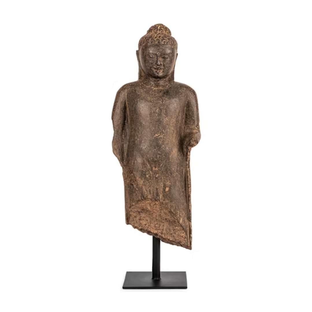 Buddha Torso Cultural and Regional Art Spiritual Decorative Sculpture for Peaceful Interiors