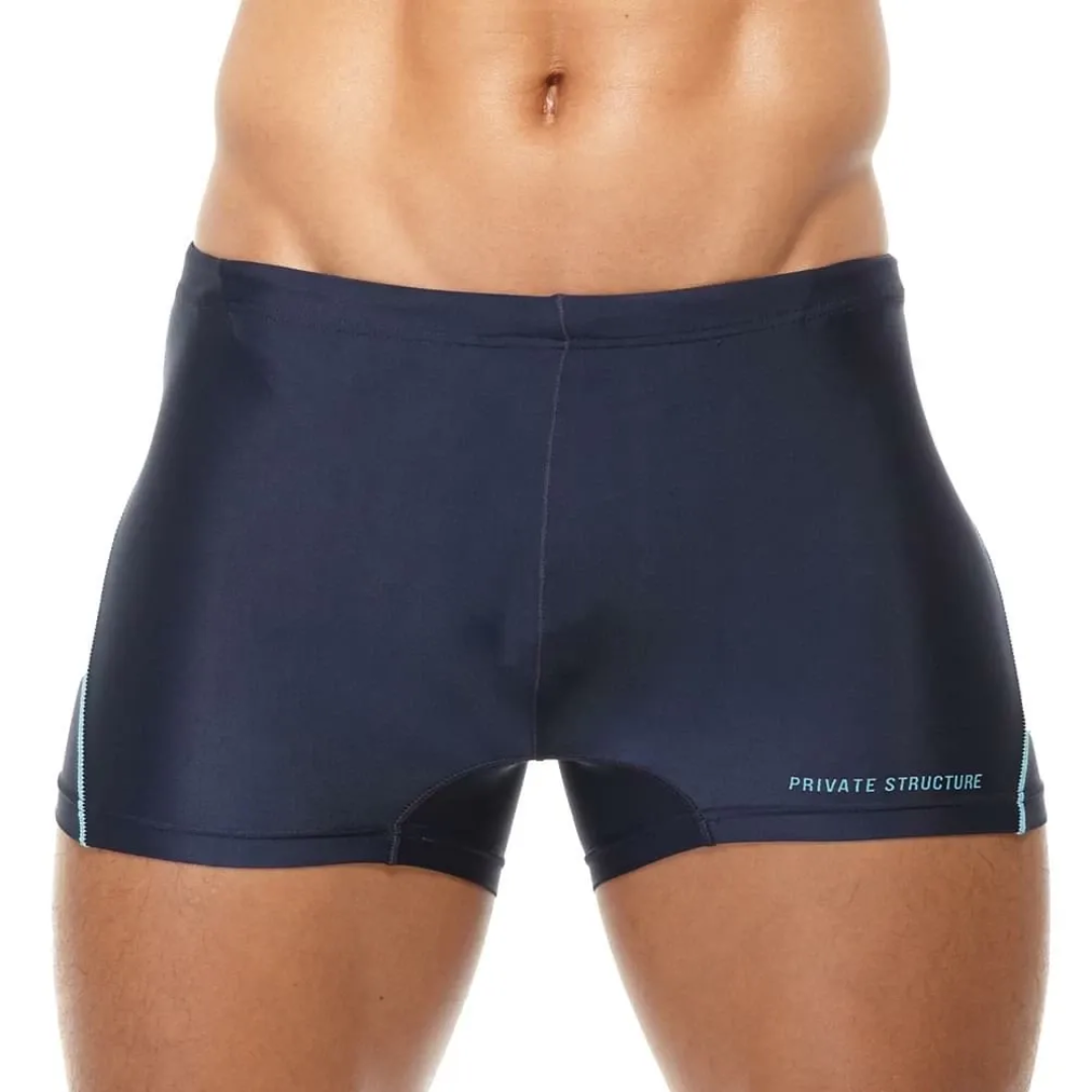 beFIT Swim Trunk 3400BT-NAVY Quick Dry Men’s Stretch Beach and Pool Wear Shorts