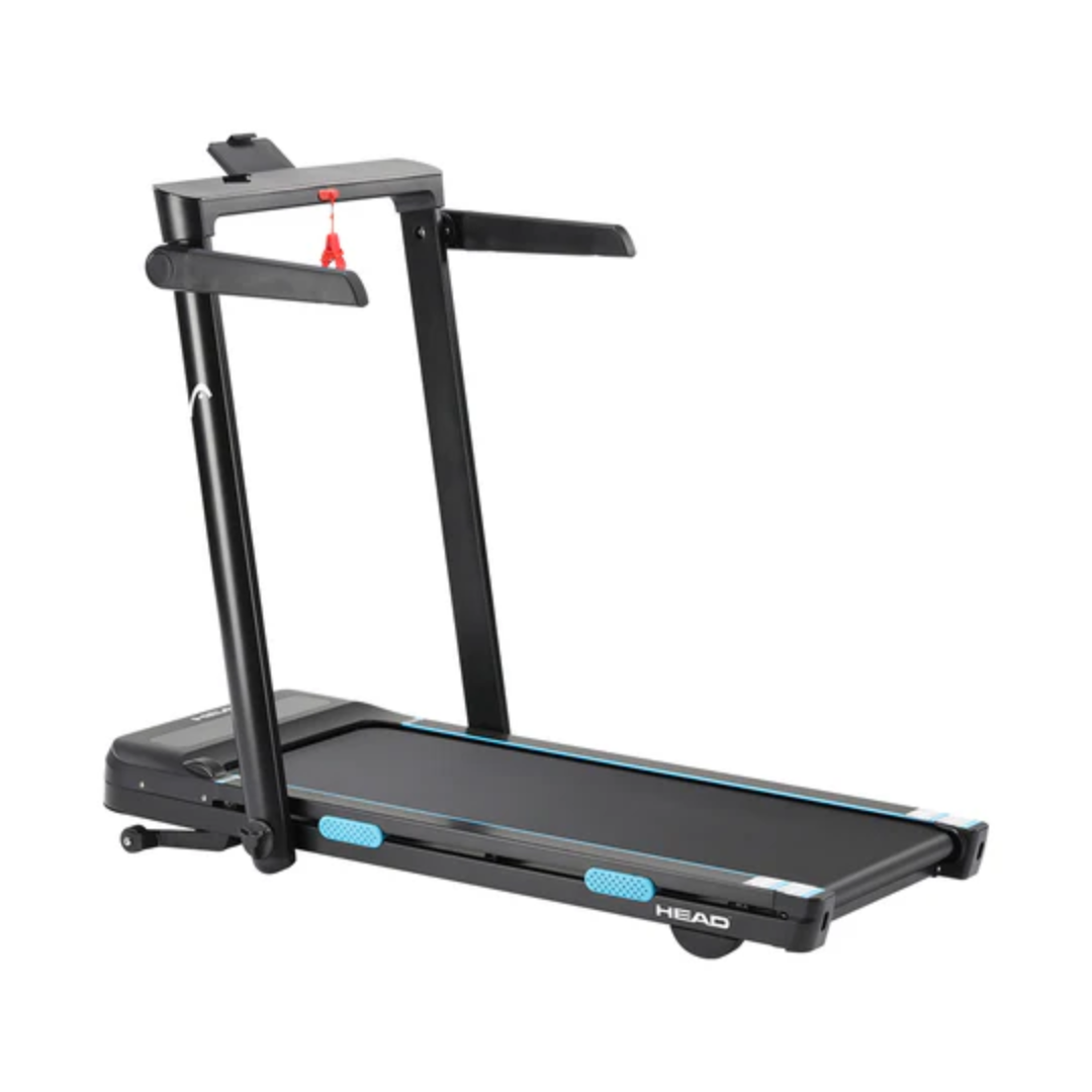 HEAD H1430P Folding Manual Treadmill Compact Space Saving Cardio Fitness Equipment for Home