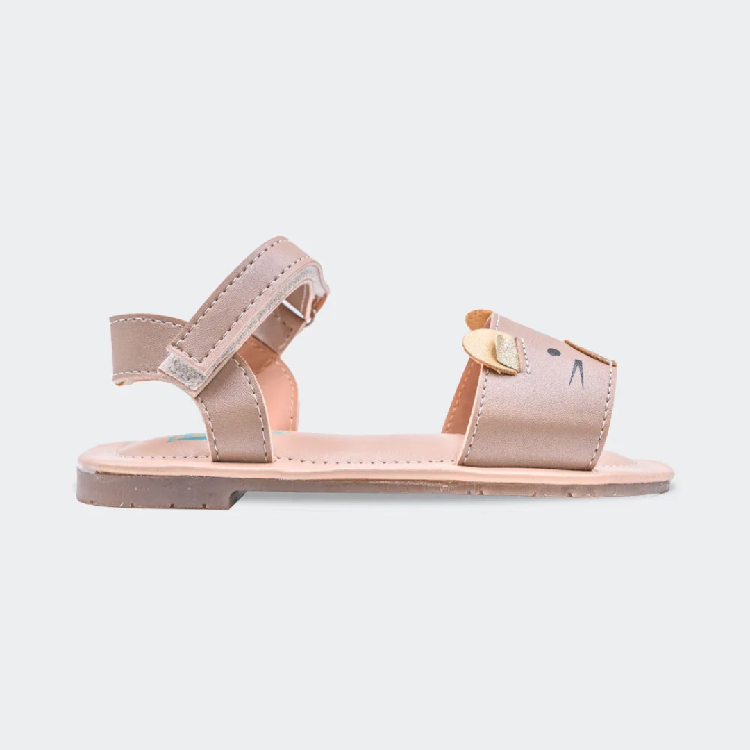 Lil Brown Mouse Sandal Cute Comfortable Kids Casual Sandals for Everyday Wear and Outdoor Fun