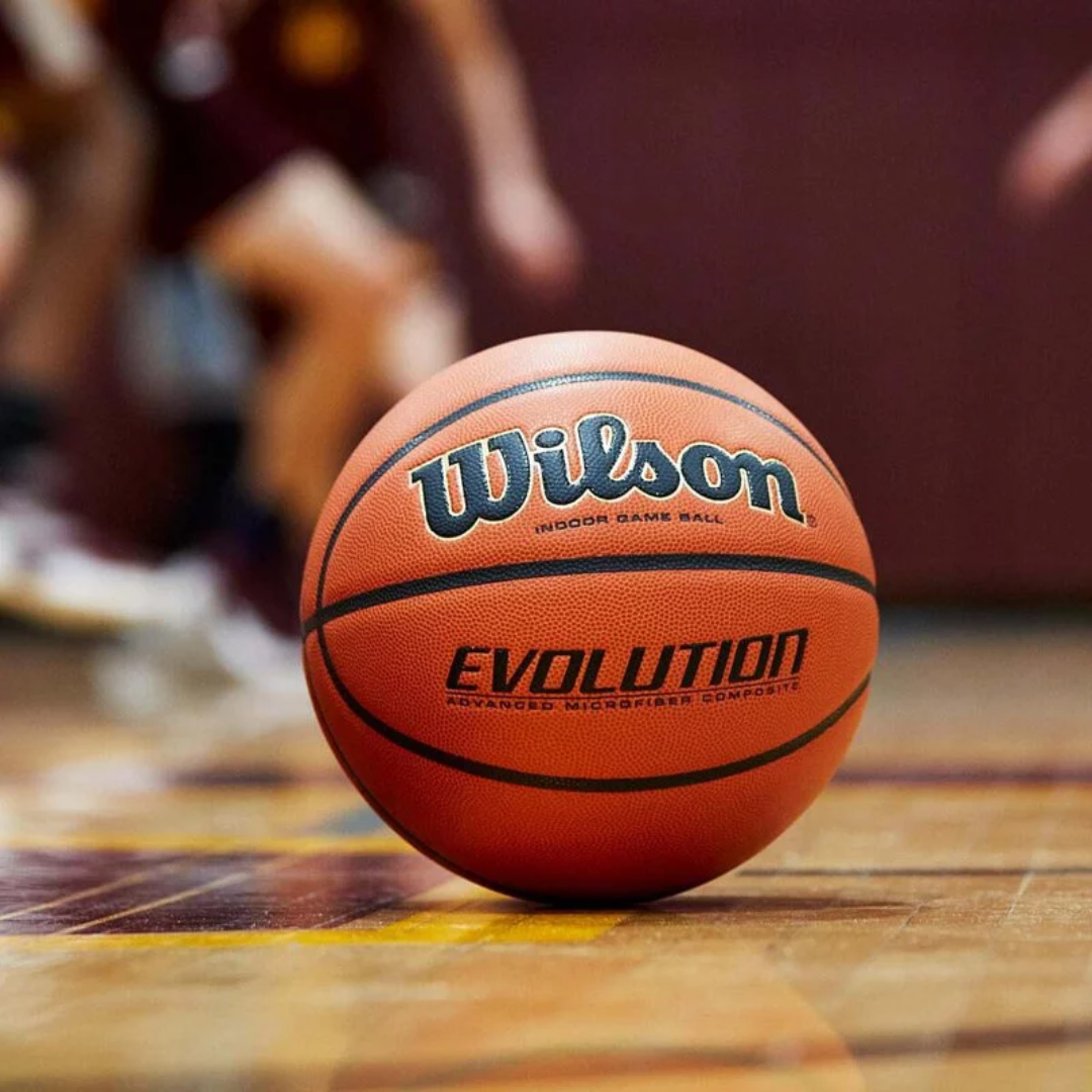 Wilson Evolution Game Training Basketball Indoor High Grip Composite Leather Official Size 7 Ball