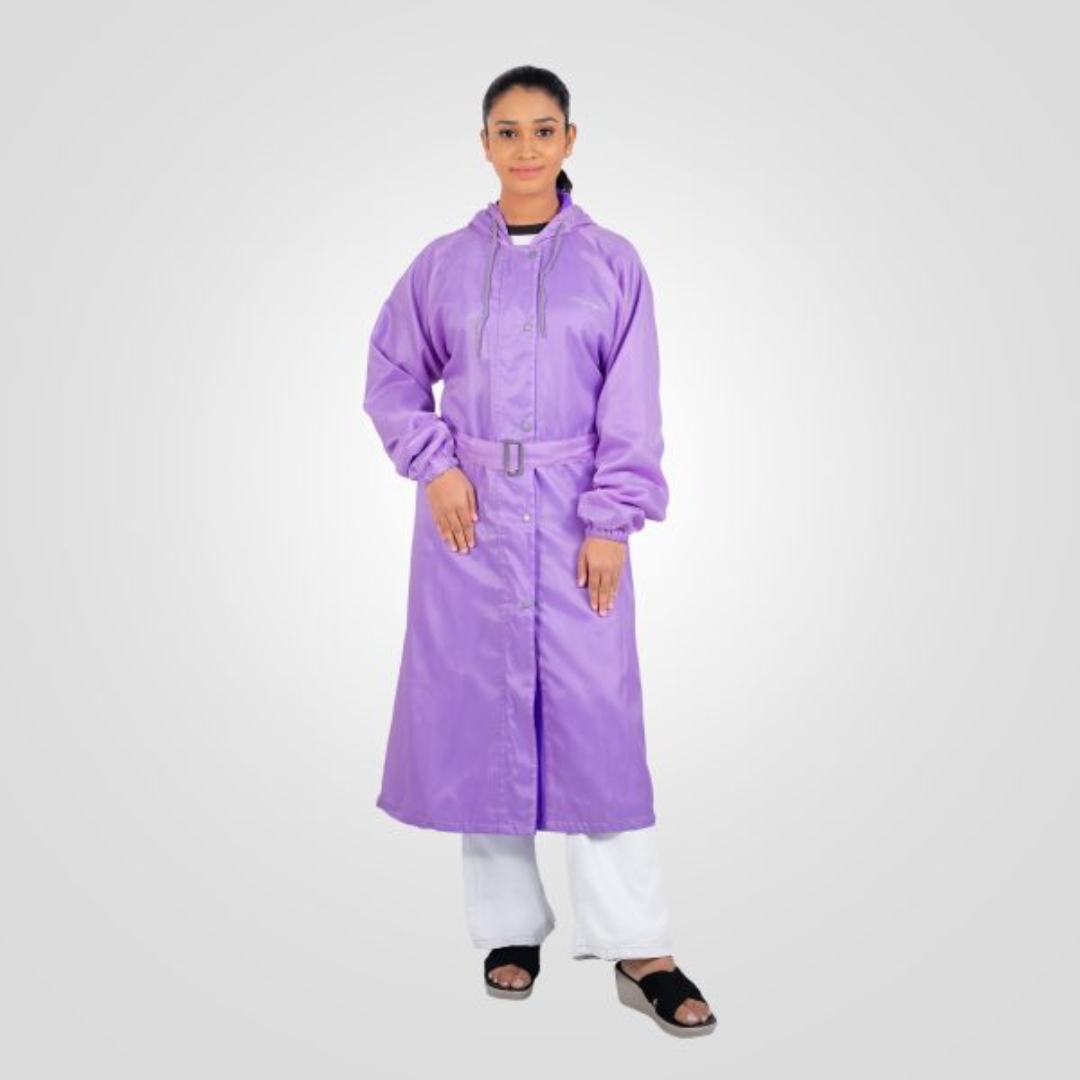 Zeel Ladies Rain Coat RKL05 Waterproof Stylish Lightweight Monsoon Protection Jacket