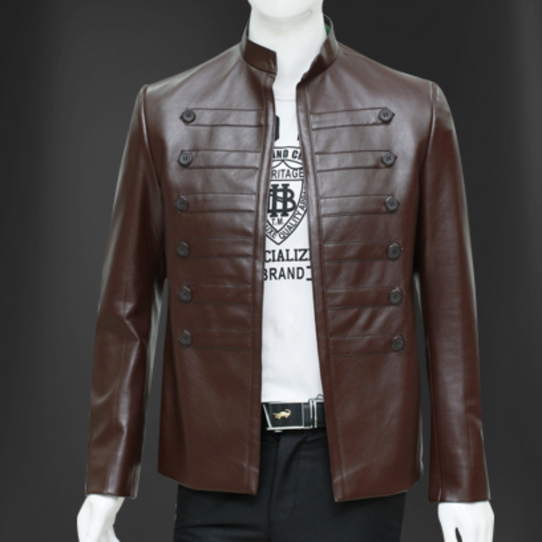 Leather Jacket for Men Genuine Stylish Biker Winter Wear Durable Premium Quality